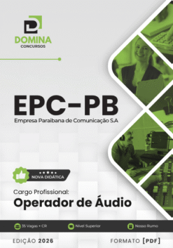 Operador de Áudio EPC PB | Apostila 2026
