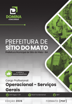 Operador de Serviços Gerais Sítio do Mato BA | Apostila 2026