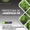 Operador Retro Escavadeira Janiópolis PR | Apostila 2026