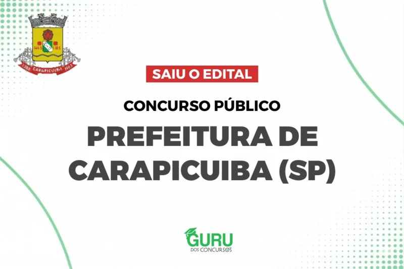 Concurso Prefeitura de Carapicuíba SP