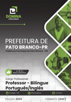 Professor Bilíngue Pato Branco PR | Apostila 2026