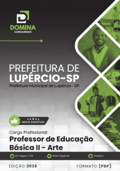 Professor de Artes Lupércio SP | Apostila 2026
