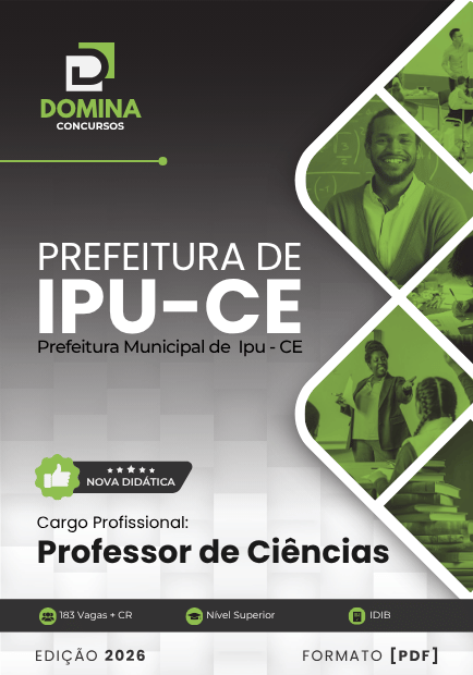 Professor de Ciências Ipu CE | Apostila 2026 1 Professor de Ciências Ipu CE | Apostila 2026