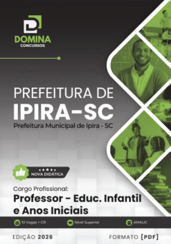 Professor de Educação Infantil Ipira SC | Apostila 2026