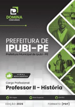 Professor de História Ipubi PE | Apostila 2026