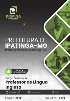Professor de Inglês Ipatinga MG | Apostila 2026