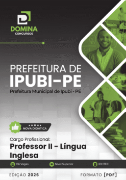 Professor de Inglês Ipubi PE | Apostila 2026