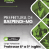 Professor de Inglês Prefeitura Baependi MG | Apostila 2026