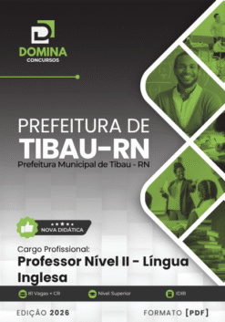 Professor de Inglês Tibau RN | Apostila 2026