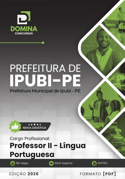 Professor de Português Ipubi PE | Apostila 2026 1 Professor de Português Ipubi PE | Apostila 2026