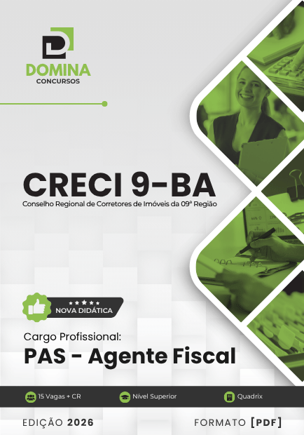 Profissional Analista Superior PAS Agente Fiscal CRECI 9 BA | Apostila 2026 1 Profissional Analista Superior PAS Agente Fiscal CRECI 9 BA | Apostila 2026