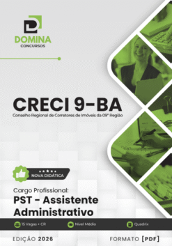 Profissional Suporte Técnico PST Assistente Administrativo CRECI 9 BA | Apostila 2026