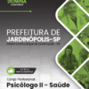 Psicólogo Saúde Jardinópolis SP | Apostila 2026