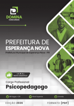 Psicopedagogo Esperança Nova PR | Apostila 2026