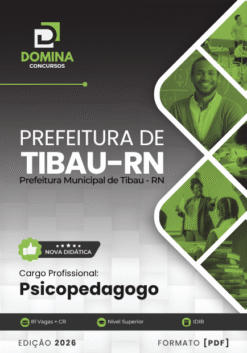 Psicopedagogo Tibau RN | Apostila 2026