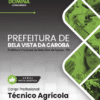 Técnico Agrícola Bela Vista da Caroba PR | Apostila 2026