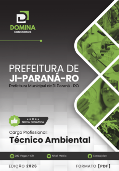 Técnico Ambiental Ji Paraná RO | Apostila 2026