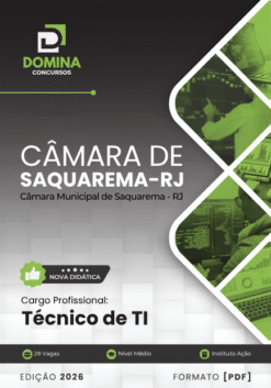 Técnico de TI Câmara Saquarema RJ | Apostila 2026