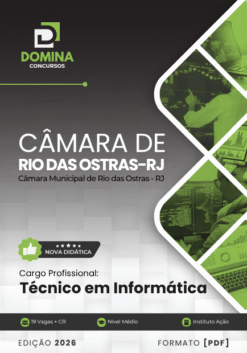 Técnico em Informática Câmara Rio das Ostras RJ | Apostila 2026