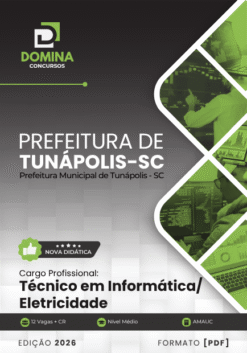 Técnico em Informática Tunápolis SC | Apostila 2026