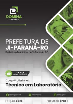 Técnico em Laboratório Ji Paraná RO | Apostila 2026
