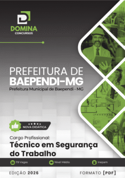 Técnico em Segurança do Trabalho Prefeitura Baependi MG | Apostila 2026