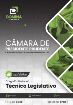 Técnico Legislativo Câmara Presidente Prudente SP | Apostila 2026