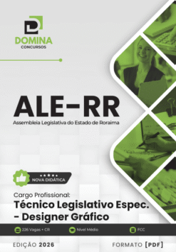 Técnico Legislativo Designer Gráfico AL RR | Apostila 2026
