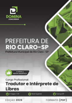 Tradutor e Intérprete de Libras Rio Claro SP | Apostila 2026