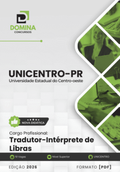 Tradutor Intérprete de Libras UNICENTRO PR | Apostila 2026