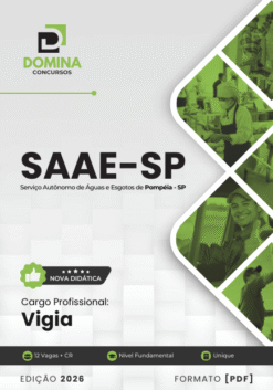 Vigia SAAE Pompéia SP | Apostila 2026