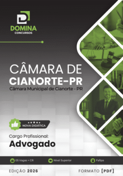 Advogado Câmara Cianorte PR | Apostila 2026