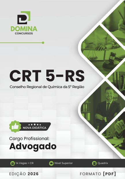 Advogado CRQ 5 RS | Apostila 2026 1 Advogado CRQ 5 RS | Apostila 2026