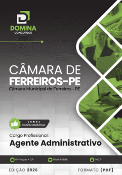 Agente Administrativo Câmara Ferreiros PE | Apostila 2026