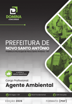 Agente Ambiental Novo Santo Antônio MT | Apostila 2026