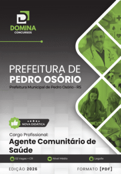 Agente Comunitário de Saúde Pedro Osório RS | Apostila 2026