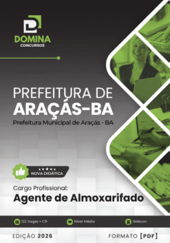 Agente de Almoxarifado Araçás BA | Apostila 2026