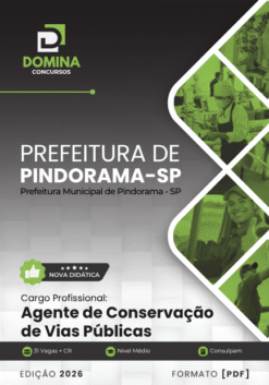 Agente de Conservação de Vias Públicas Pindorama SP | Apostila 2026