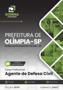 Agente de Defesa Civil Olímpia SP | Apostila 2026