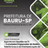 Agente de Gestão em TI e Instalador de Redes Bauru SP | Apostila 2026