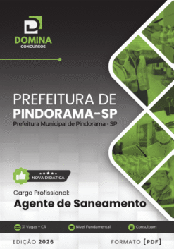Agente de Saneamento Pindorama SP | Apostila 2026