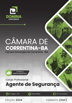 Agente de Segurança Câmara Correntina BA | Apostila 2026