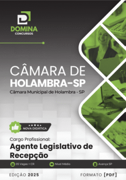 Agente Legislativo de Recepção Câmara Holambra SP | Apostila 2026