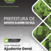 Ajudante Geral Monte Alegre do Sul SP | Apostila 2026