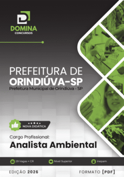 Analista Ambiental Orindiúva SP | Apostila 2026