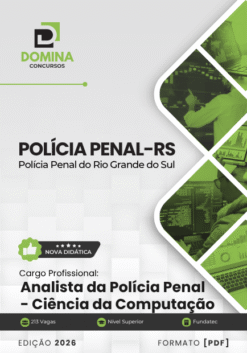 Analista Ciências da Computação Polícia Penal RS | Apostila 2026