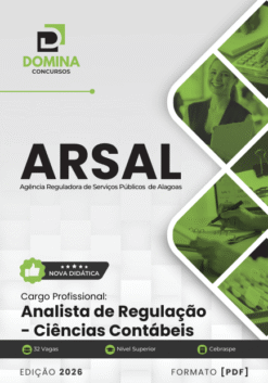 Analista de Ciências Contábeis ARSAL AL | Apostila 2026