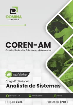 Analista de Sistemas COREN AM | Apostila 2026