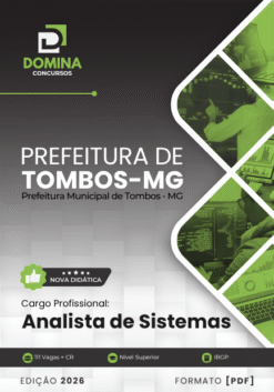 Analista de Sistemas Tombos MG | Apostila 2026