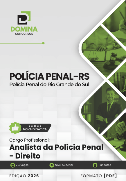 Analista Direito Polícia Penal RS | Apostila 2026 1 Analista Direito Polícia Penal RS | Apostila 2026